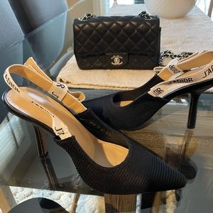 - Like new  high copy Dior heels!!